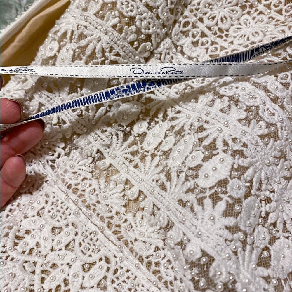 Oscar De La Renta Beaded Dress